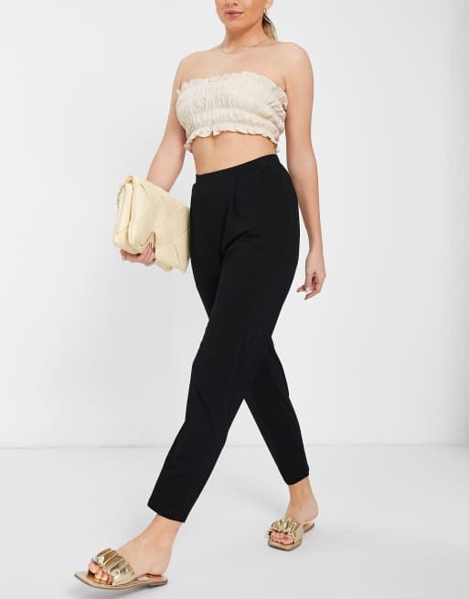 ASOS DESIGN - Ultimative peg-bukser i sort