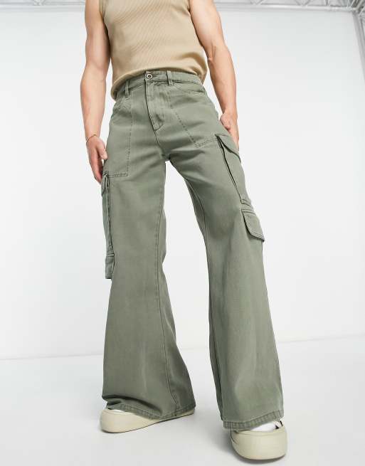 flared cargo pants