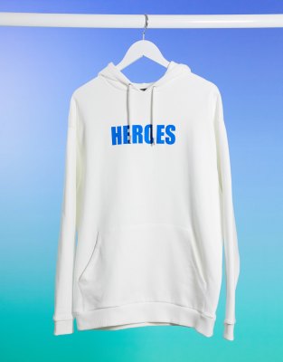 asos blue hoodie