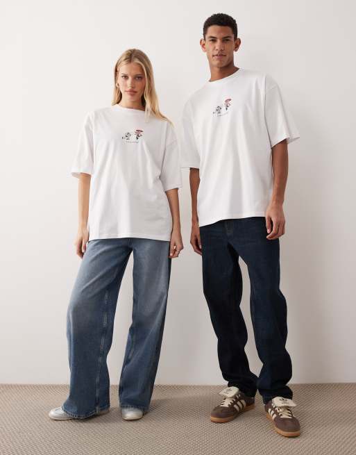 ASOS DESIGN Unisex Disney pixar valentines oversized tee with Toy