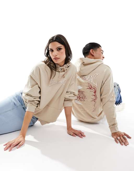 ASOS DESIGN unisex license oversized hoodie with Fleetwood Mac