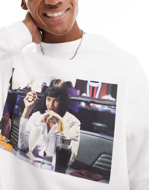 Pulp fiction white sweatshirt hotsell