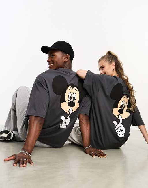 ASOS DESIGN unisex license oversized t-shirt with Mickey Mouse