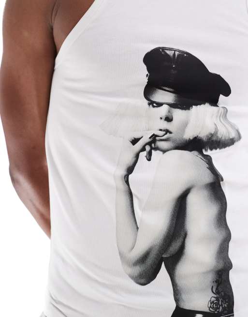 Lady Gaga Limited Edition Brain Muscle high quality Tee Tank Top