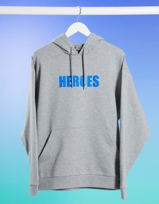 ASOS DESIGN unisex NHS charity hoodie with heroes print