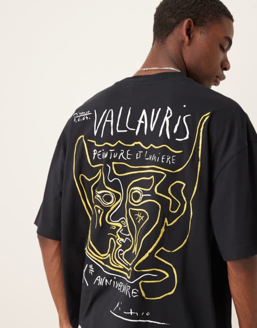 Print Asos Asos T Shirt Uomo ASOS DESIGN Unisex Oversize T-shirt