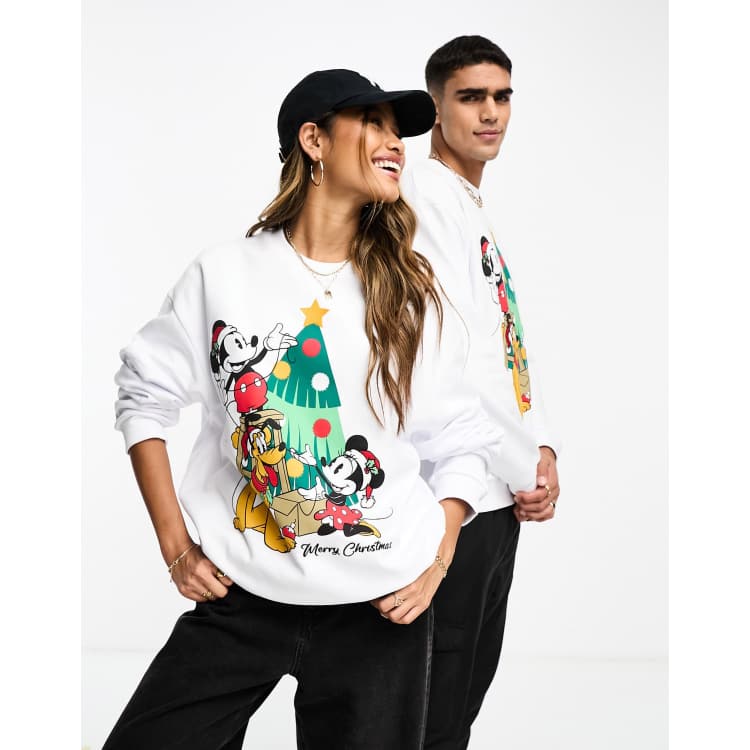 Mickey on sale christmas sweatshirt