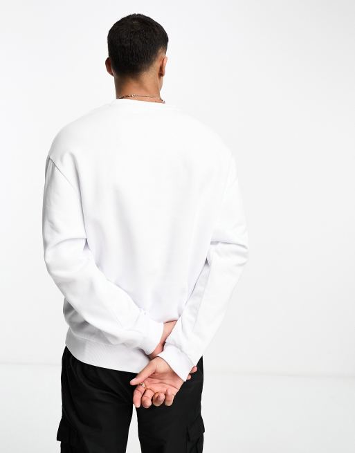 White on sale sweatshirt asos