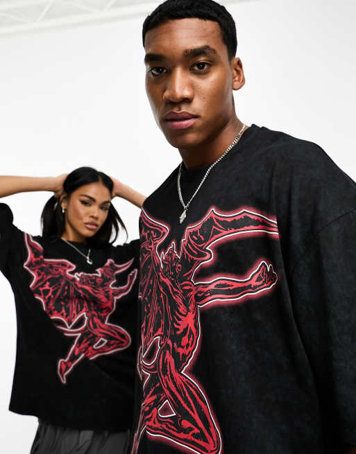 Oversized Fit Unisex Too Cool Graphic Tees