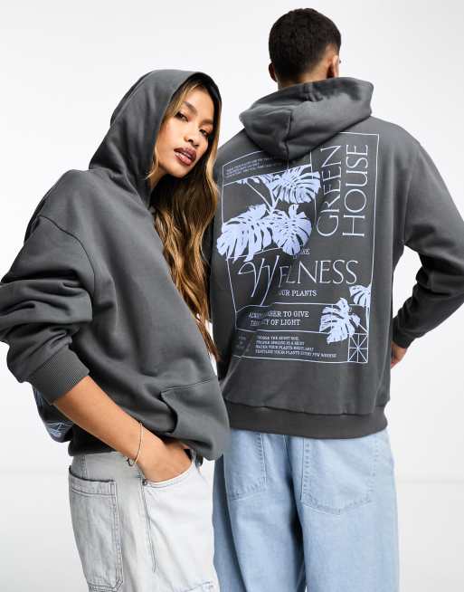 Printed 2025 oversized hoodie