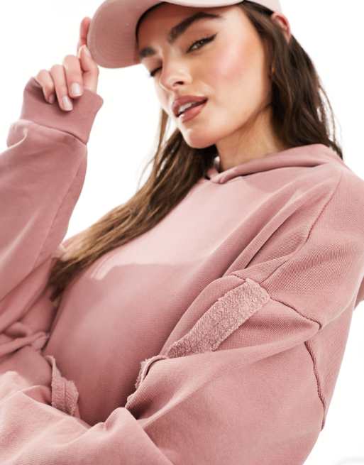 Asos pink hoodie best sale