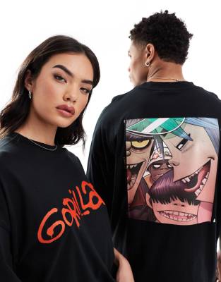 ASOS DESIGN unisex oversized license band t-shirt with