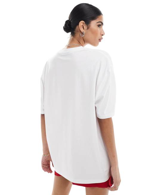ASOS DESIGN unisex oversized license t shirt in white with Spice Girls prints ASOS