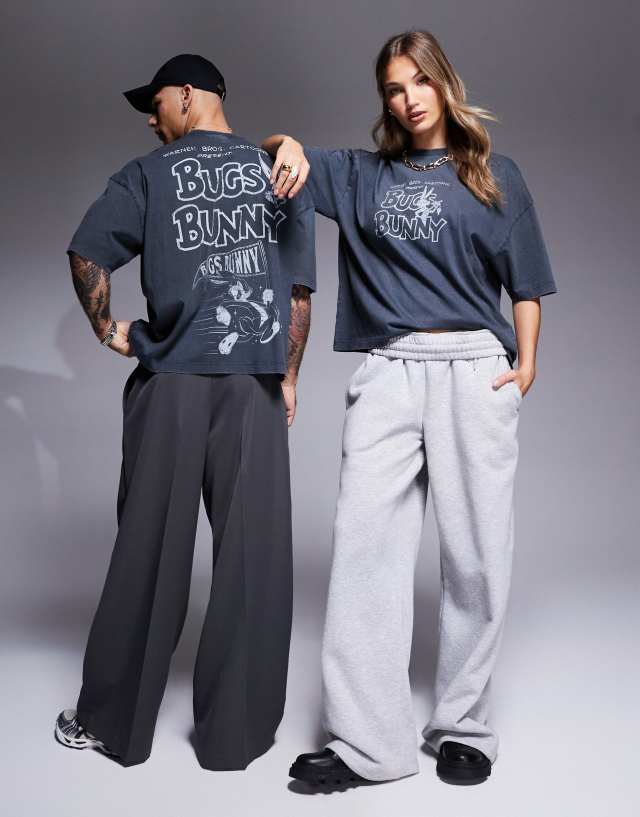 ASOS DESIGN unisex oversized license t-shirt with Bugs Bunny