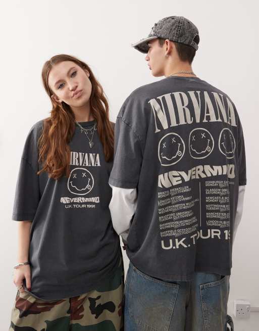 Rare 1996 Vintage USA Wild Oats Kurt Kobain Nirvana T Shirt