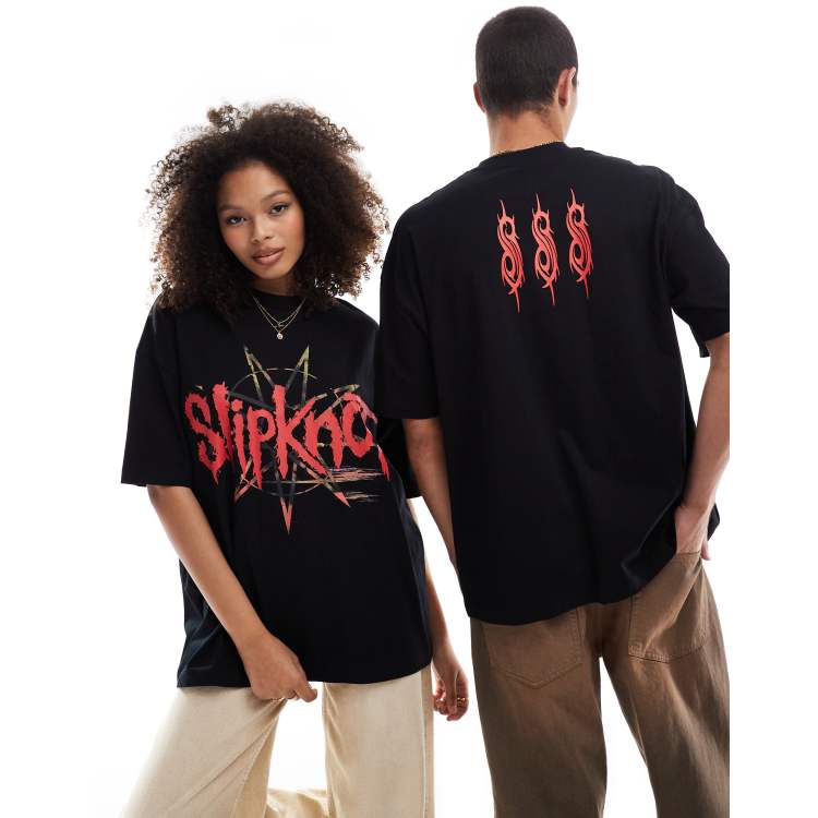 ASOS DESIGN unisex oversized license T-shirt with Slipknot