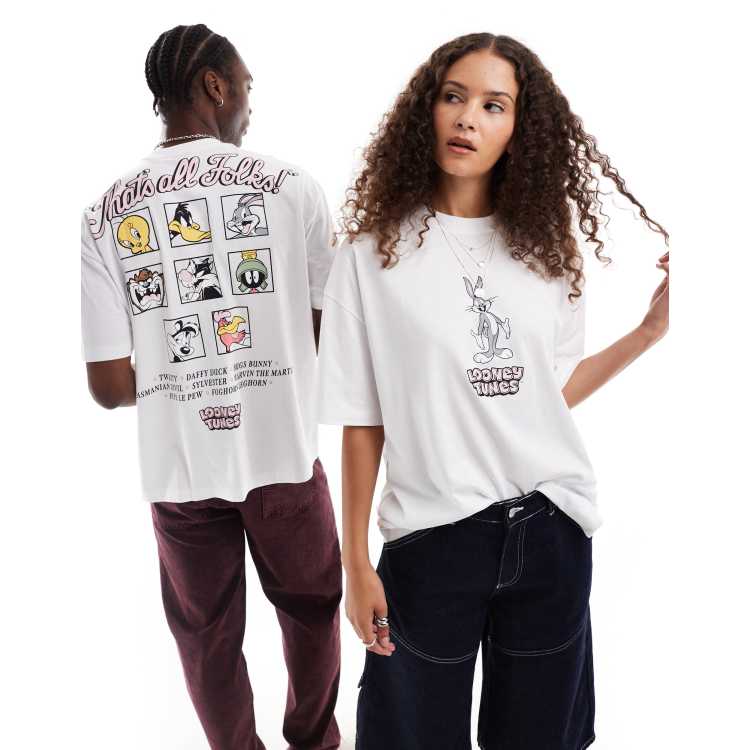 Tシャツ・カットソー [LANG&LU] LOVES BUNNY T-Shirts (3 COLOR) Looney Tunes Year Of The Rabbit Men's Medium T-Shirt Chinese