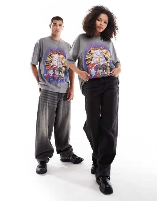 ASOS DESIGN unisex oversized licensed t-shirt with Yu-Gi-Oh