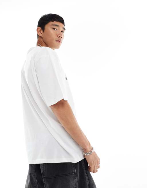 ASOS DESIGN - Unisex - Oversized og hvid T-shirt med licenseret Ariana Grande-print, 4 af 4