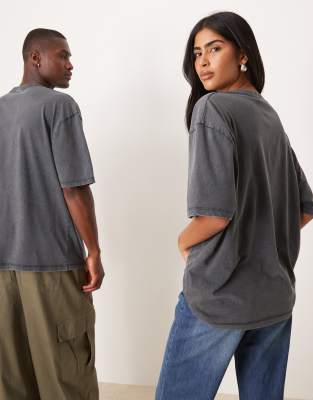 Asos Design Unisex Oversized T-shirt With Batman Logo