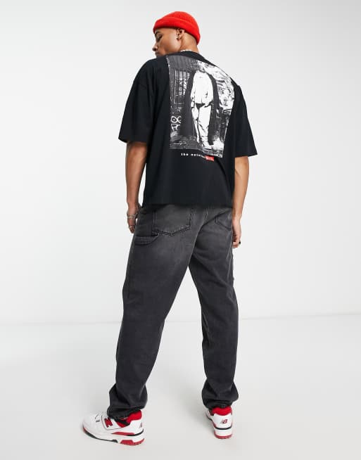 ASOS DESIGN unisex oversized t-shirt with Biggie print in black, 3 of 4