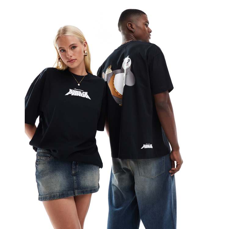 ASOS DESIGN unisex oversized t-shirt with Kung Fu Panda