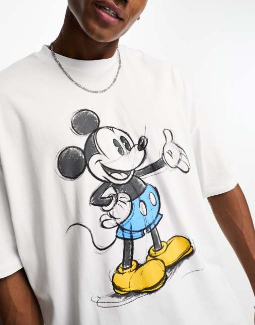 White mickey cheap mouse t shirt