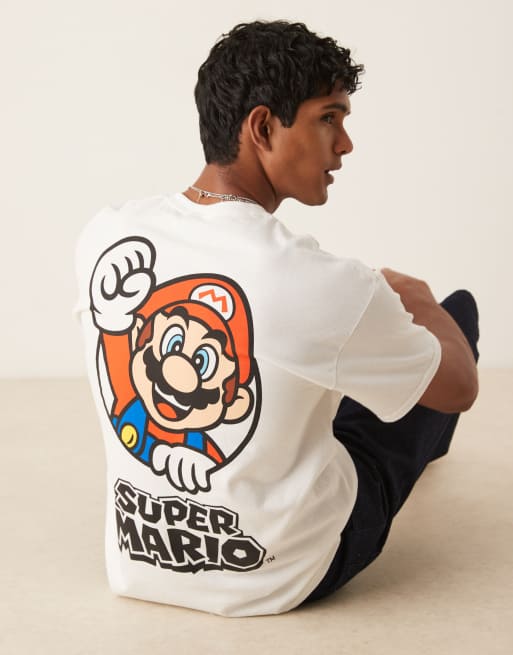 ASOS DESIGN unisex oversized T-shirt with Nintendo Super Mario