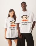 [ASOS DESIGN] ASOS DESIGN unisex oversized t-shirt with Paul Frank prints in white M WHITE
