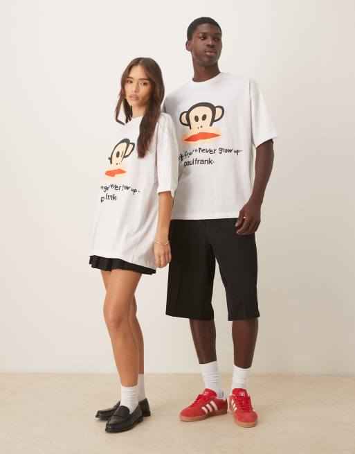 ASOS DESIGN unisex oversized T-shirt with Paul Frank prints in