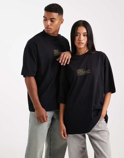 ASOS DESIGN unisex oversized t-shirt with Pulp Fiction print in