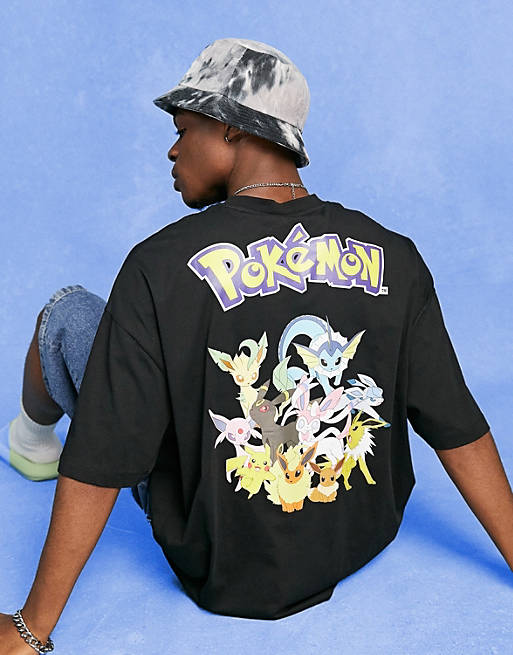 ASOS DESIGN Unisex Pokemon bucket hat with Bulbasaur embroidery in tie dye  cord
