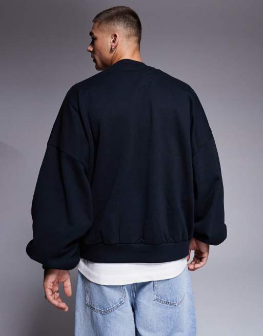 ASOS DESIGN – Unisex-Sweatshirt in Schwarz mit „WHAM! Christmas“-Print und Super-Oversize-Schnitt, 3 von 4