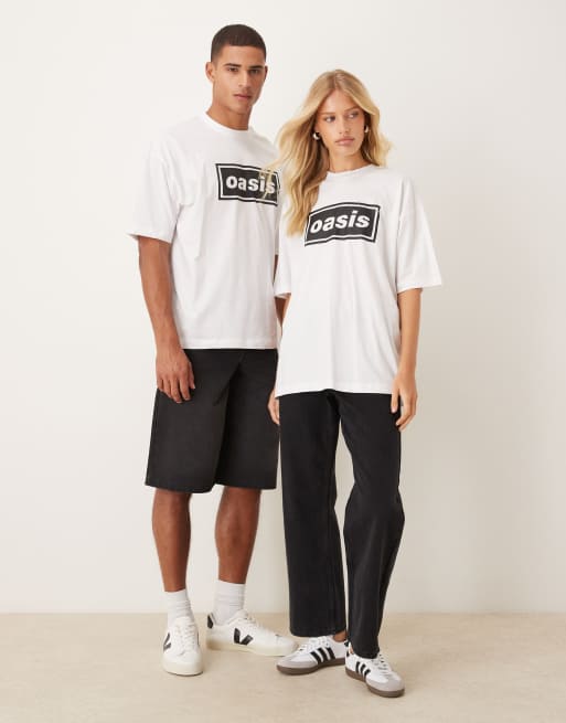 ASOS DESIGN – Unisex-T-Shirt in Weiß mit „Oasis“-Print und Oversize-Schnitt , 2 von 4