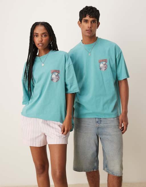ASOS DESIGN - Unisex - Turkis oversized T-shirt med 'Disney Pixar Ratatouille'-print, 2 af 4