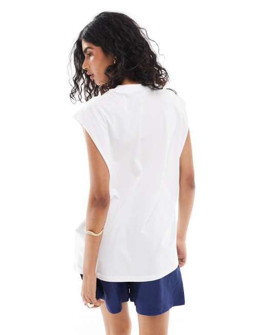 ASOS DESIGN – Unisex-Weste in Weiß mit Fanta-Ziktronen-Print und Oversize-Passform, 4 von 4