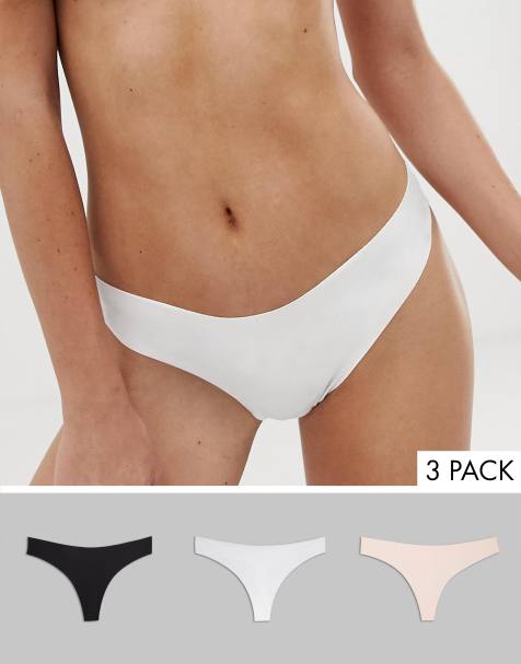 ASOS DESIGN – Unsichtbare Tangas im 3er-Pack
