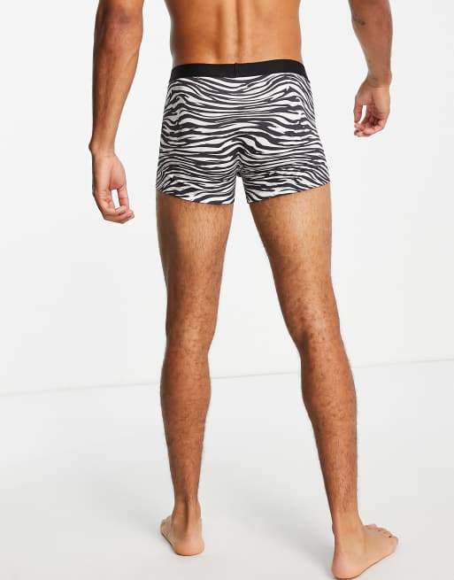 ASOS DESIGN – Unterhose mit Zebraprint, 3 von 4