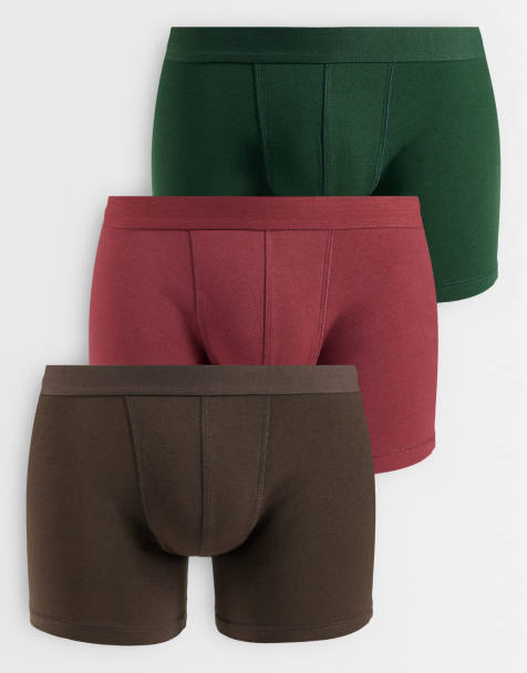 ASOS DESIGN – Unterhosen in verschiedenen Farben im 3er-Pack - view 1