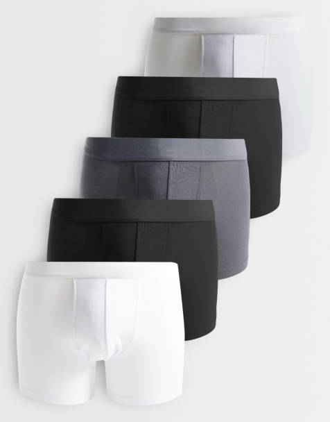 ASOS DESIGN – Unterhosen in verschiedenen Farben im 5er-Pack - view 1