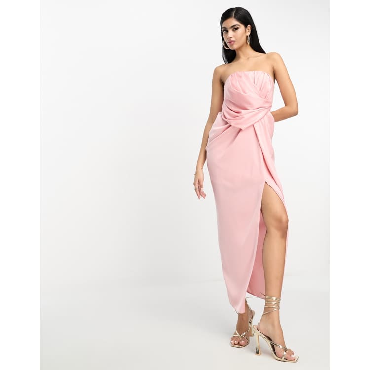 Asos light hot sale pink dress