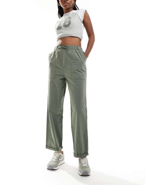 ASOS DESIGN - Utility-broek in kaki met wassing - view 1