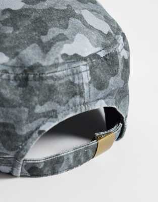 Asos Design Utility Cap In Gray