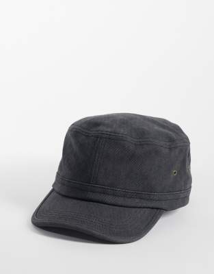 Asos Design Utility Cap In Black