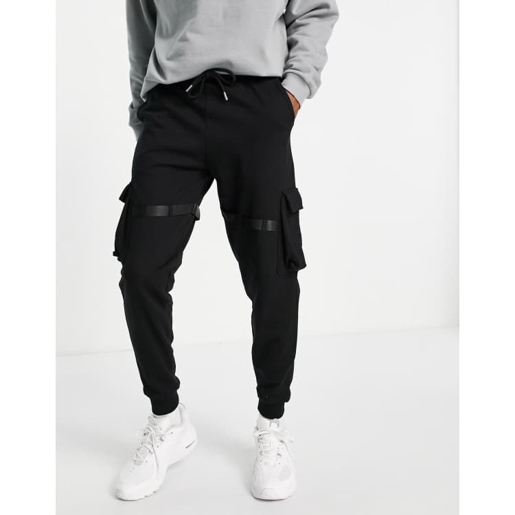 Strapped joggers shop