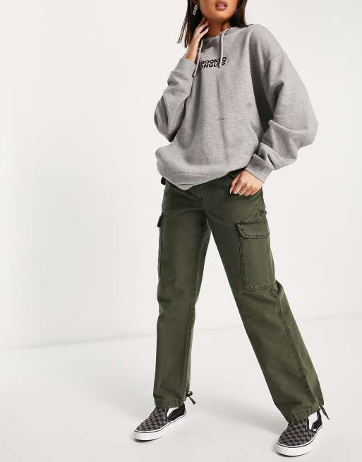 ASOS DESIGN utility cargo pants in khaki | ASOS