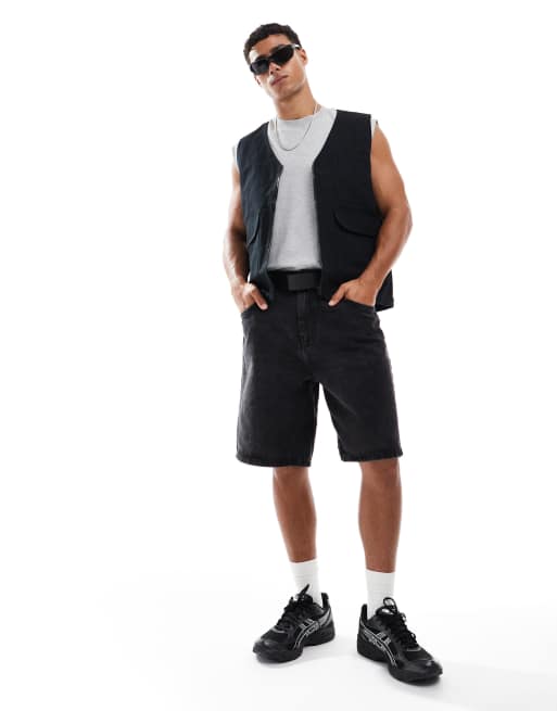 ASOS DESIGN utility gilet in black, 2 of 4