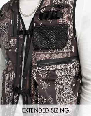 VOSERY Damen Jogginghose Mit Blumenmuster | Paisley Design Mit Taschen | Bequeme Sweathose Für Sport & Lounge