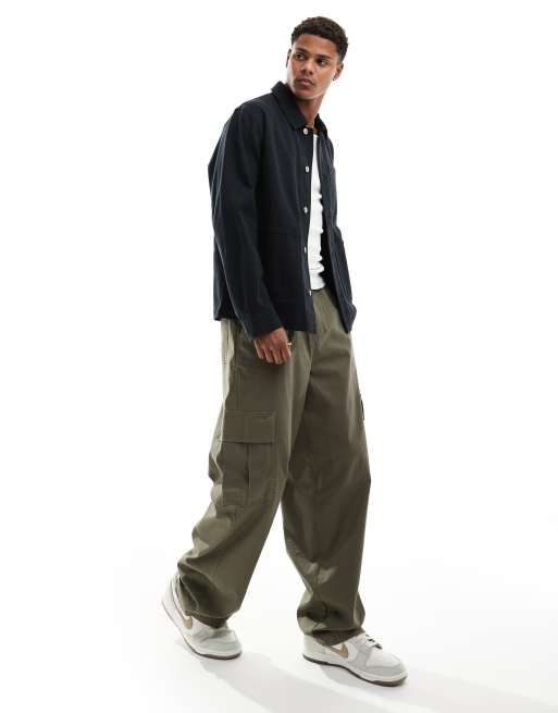 ASOS DESIGN - Utility jack in zwart met wassing