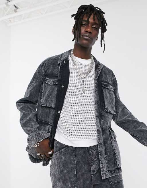 ASOS DESIGN – Kombiteil aus Cord in Acid-Waschung, 2 von 3